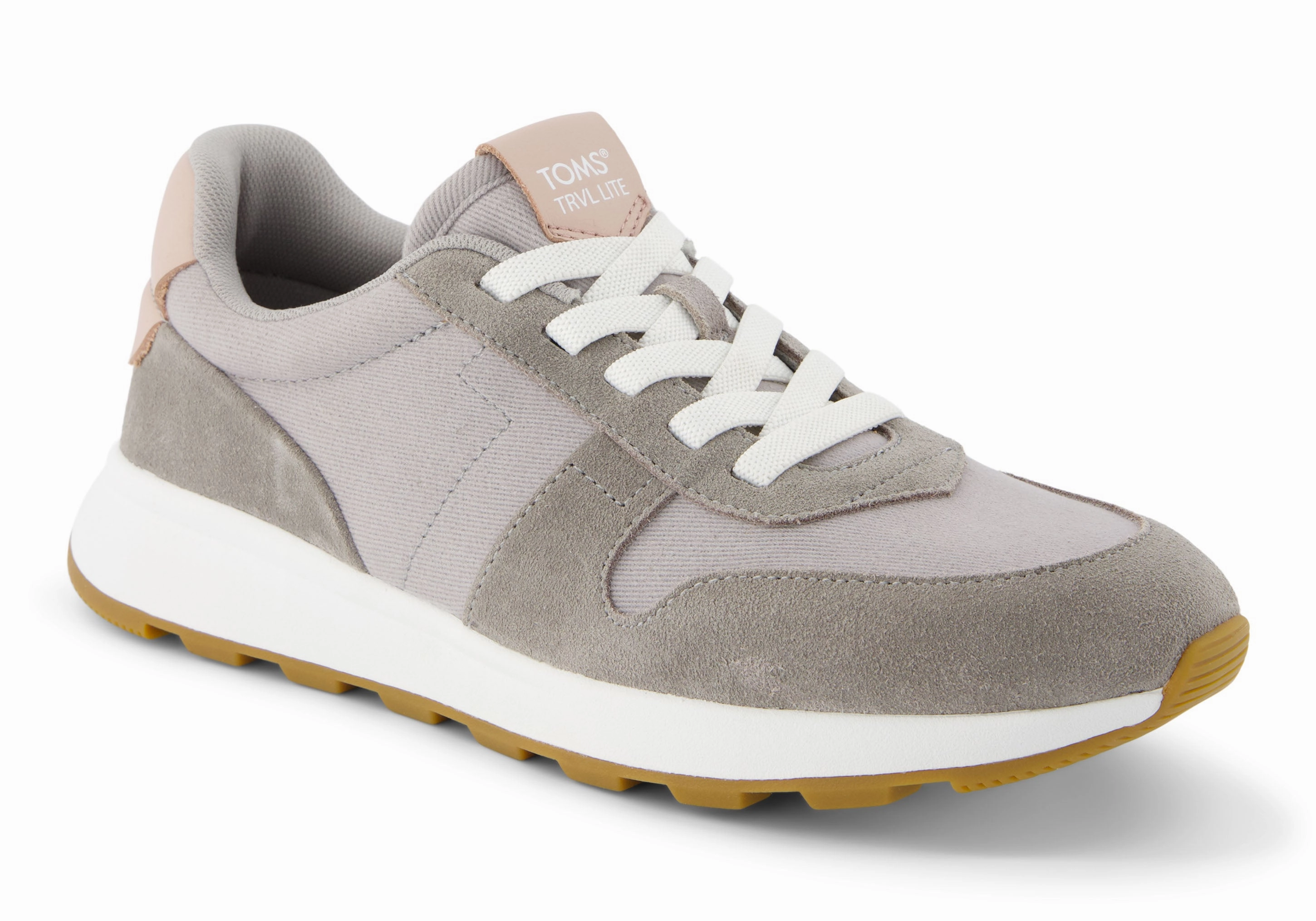 Women's TRVL Lite Retro Sneaker - Drizzle Grey cushioning technology