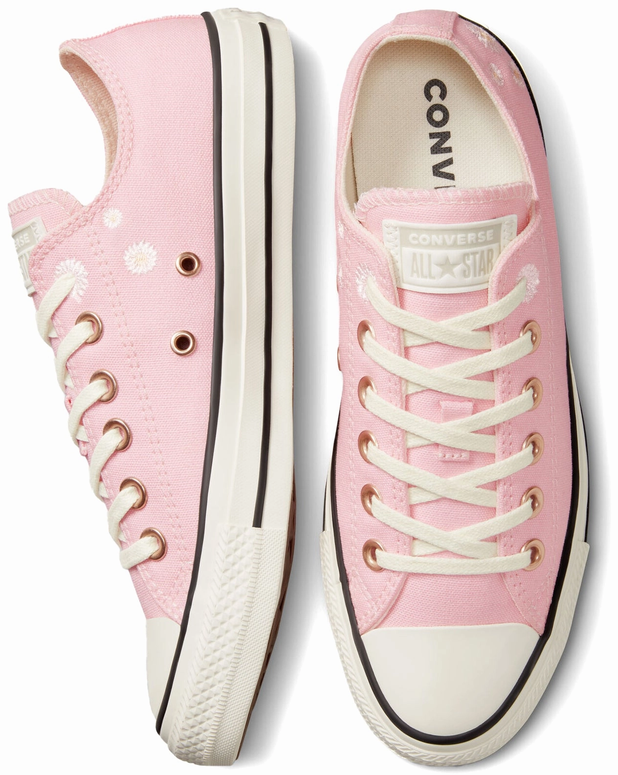 Converse Womens Chuck Taylor All Star Low Top Sunrise Pink/Egret/Sunny Oasis King Walk Canvas Cool