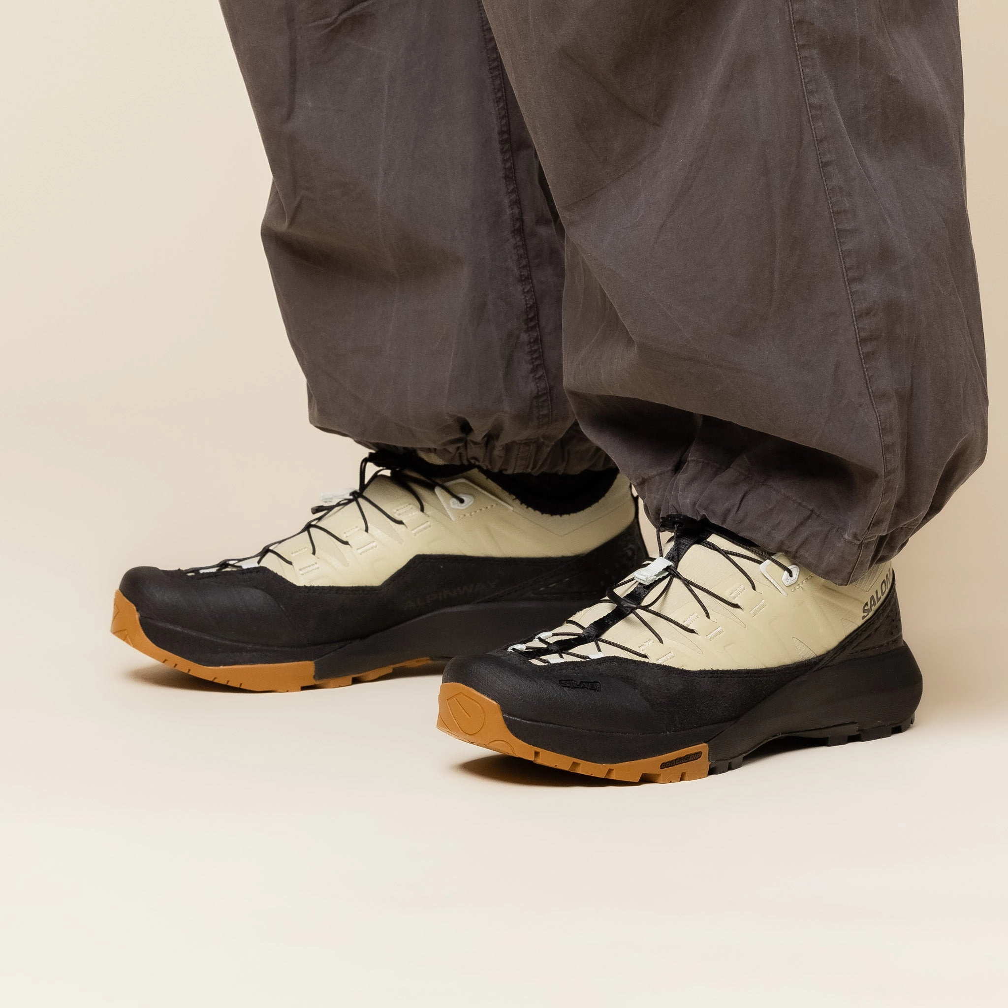 Salomon Advanced - Alpinway Advanced - Pale Olive Green / Black / Ice Flow High Quality quick dry