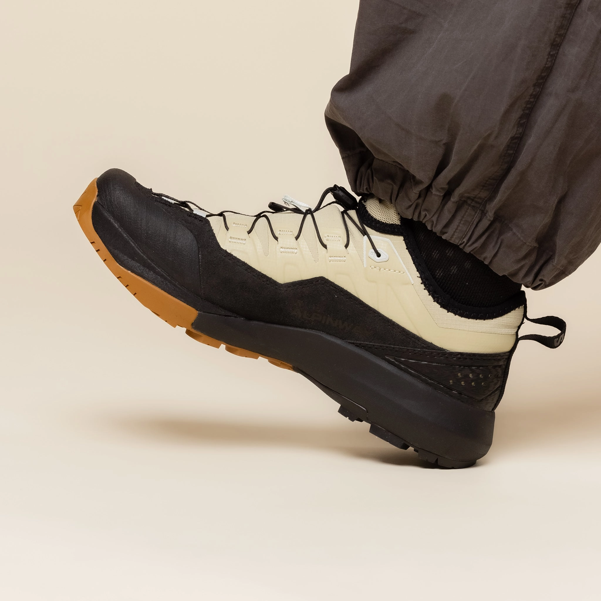 Heavy Impact Protection Salomon Advanced - Alpinway Advanced - Pale Olive Green / Black / Ice Flow