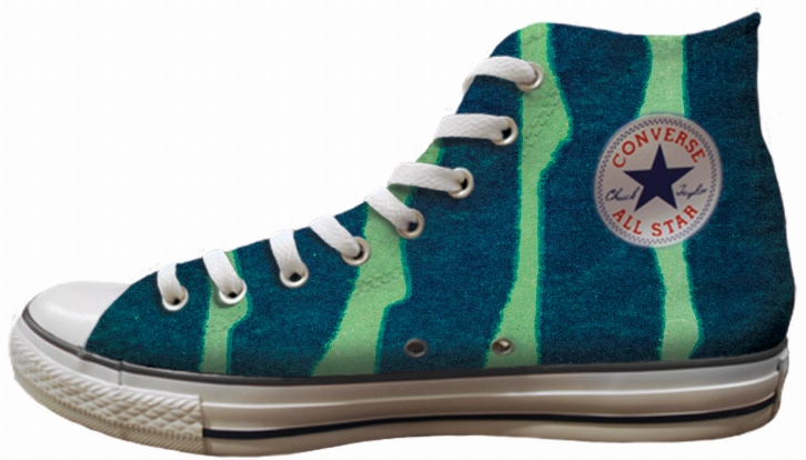 Joy Step Dry Fast Baggins Original Hi Top Green Wave