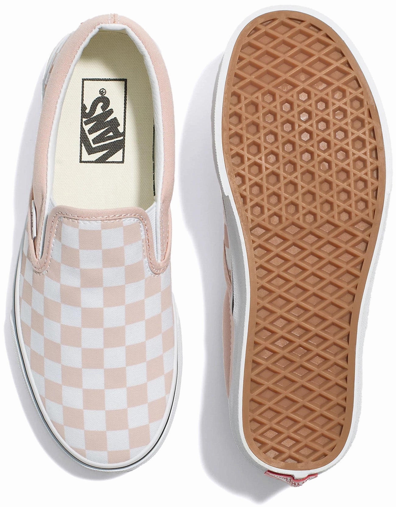 Vans Classic Slip-On Checkerboard Rose Smoke Star Shine