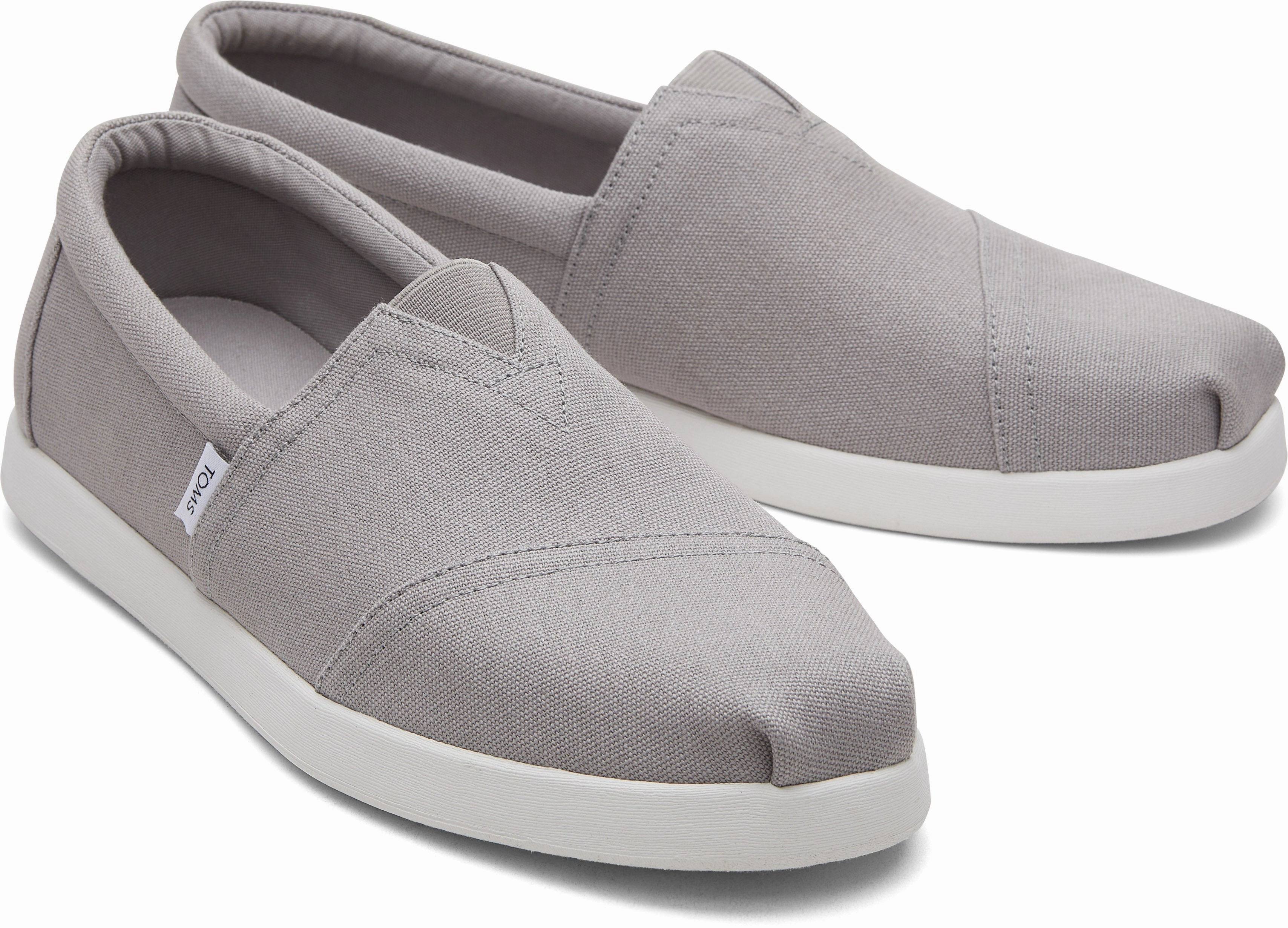 Water Edge Photo Glam Alpargata FWD - Drizzle Grey Recycled Cotton Canvas