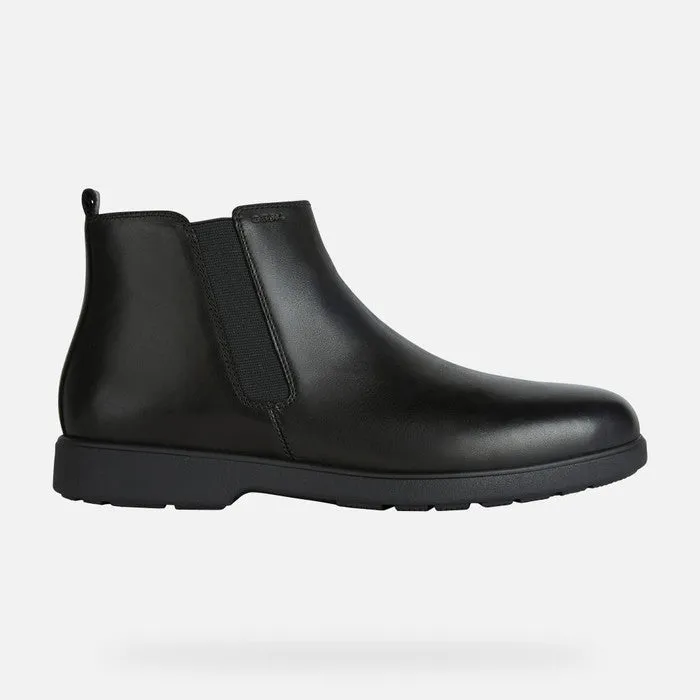 Multi Season Crisp Look Geox Men's Spherica EC11 Wide Chelsea Boots Black