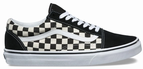 Vans Old Skool (Primary Check) Black/White World Walk