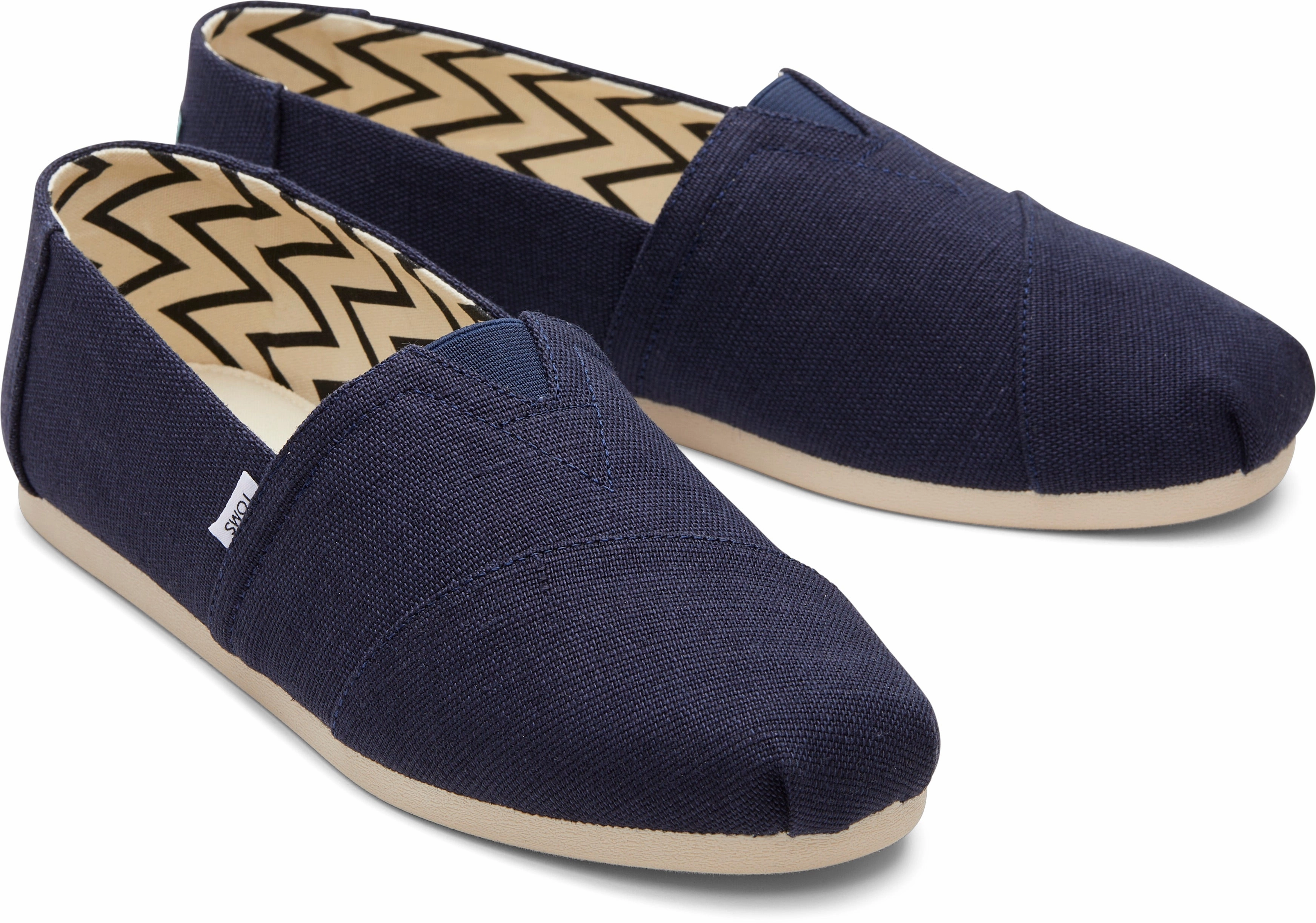 Soft Material Comfort Fit Men's Alpargata Classic - Navy Canvas