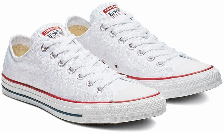 Strap Mode Slip Safe Converse Chuck Taylor All Star Low Top Wide Width White