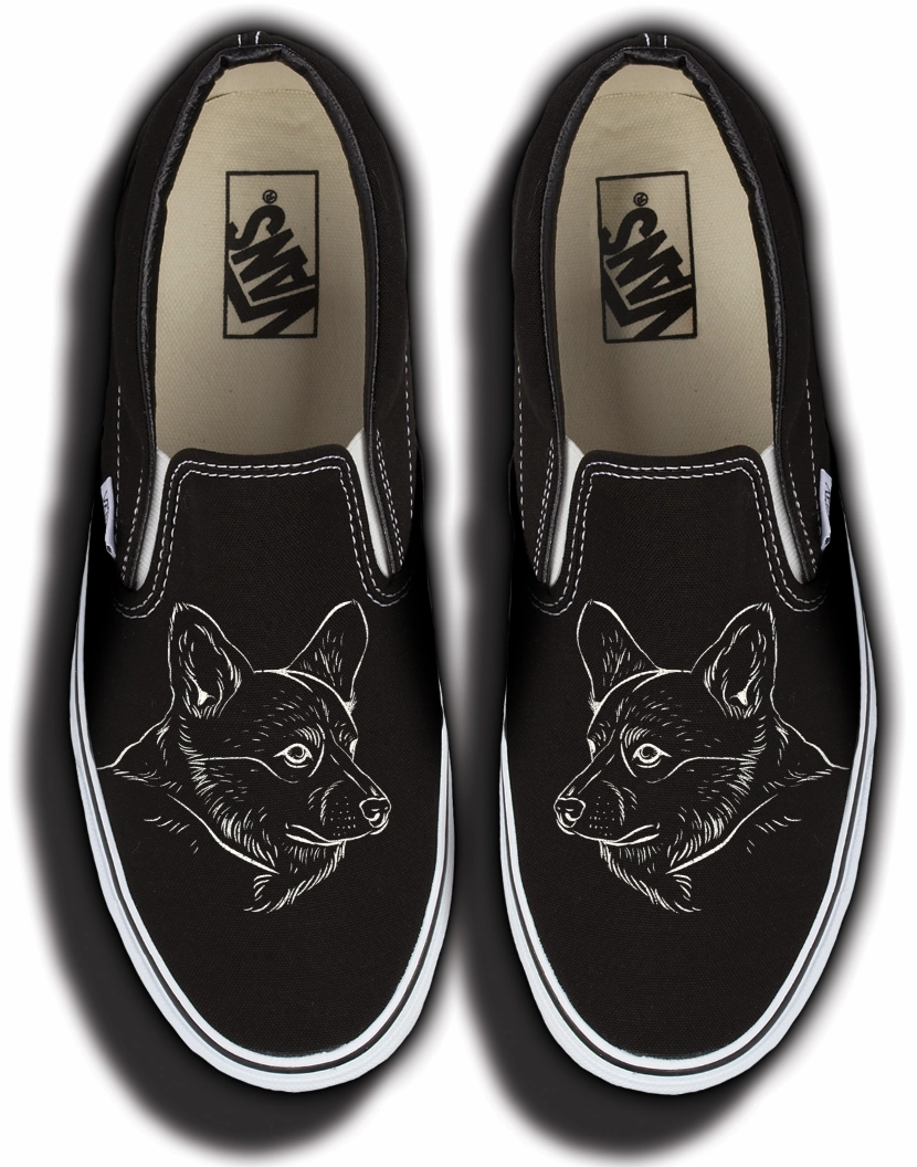Baggins Original Slip on Corgi Leather