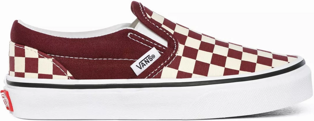 Vans Kids Classic Slip-On (Checkerboard) Port Royale/True White Multi Purpose