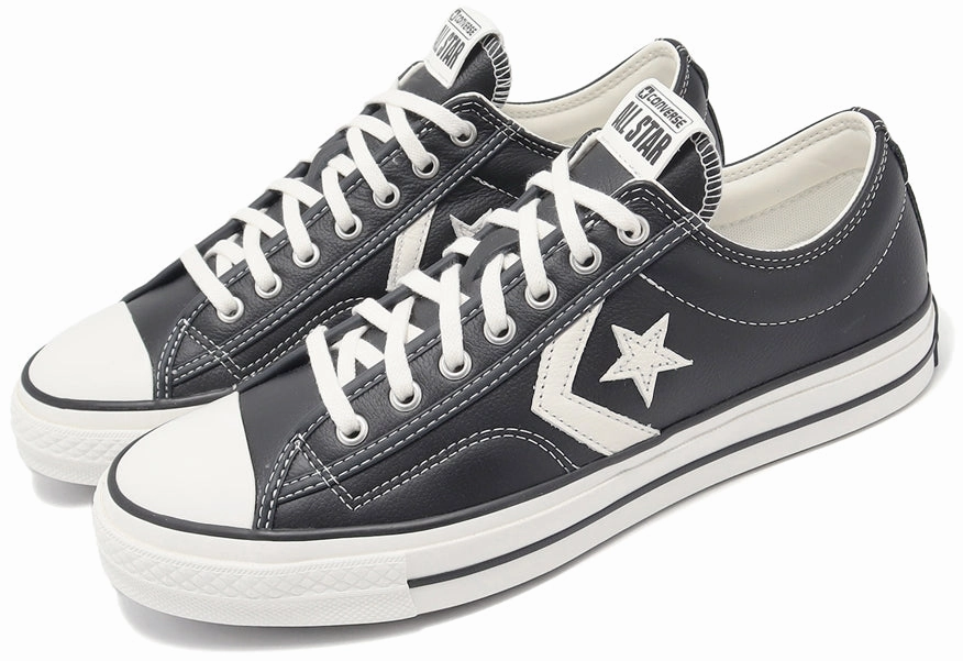 Joy Mood Converse Star Player 76 Low Top Black Leather