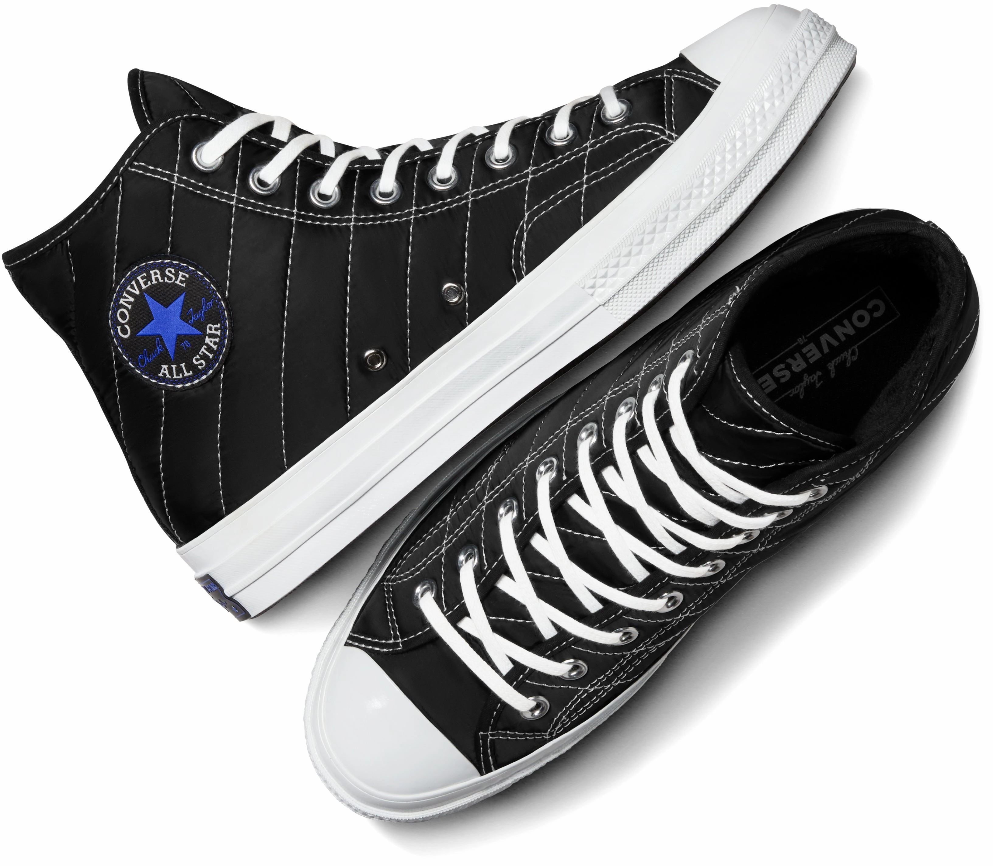 Stretchable Material Stage Glow Converse Chuck Taylor All Star 1970s Hi Top Puffy Black