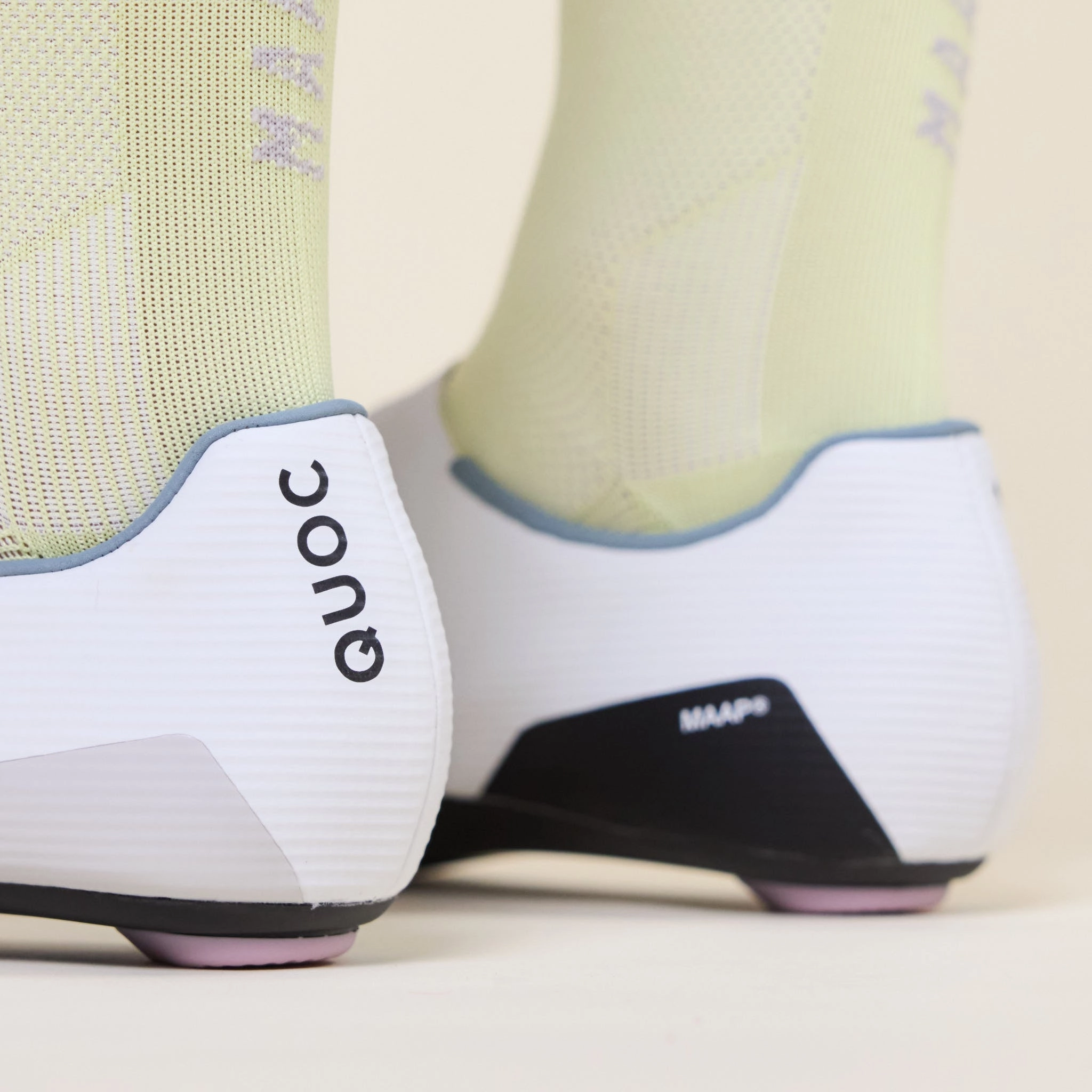 MAAP x QUOC - Quoc M3 Pro Cycling Shoes - White Cushioned Footbed French Soft