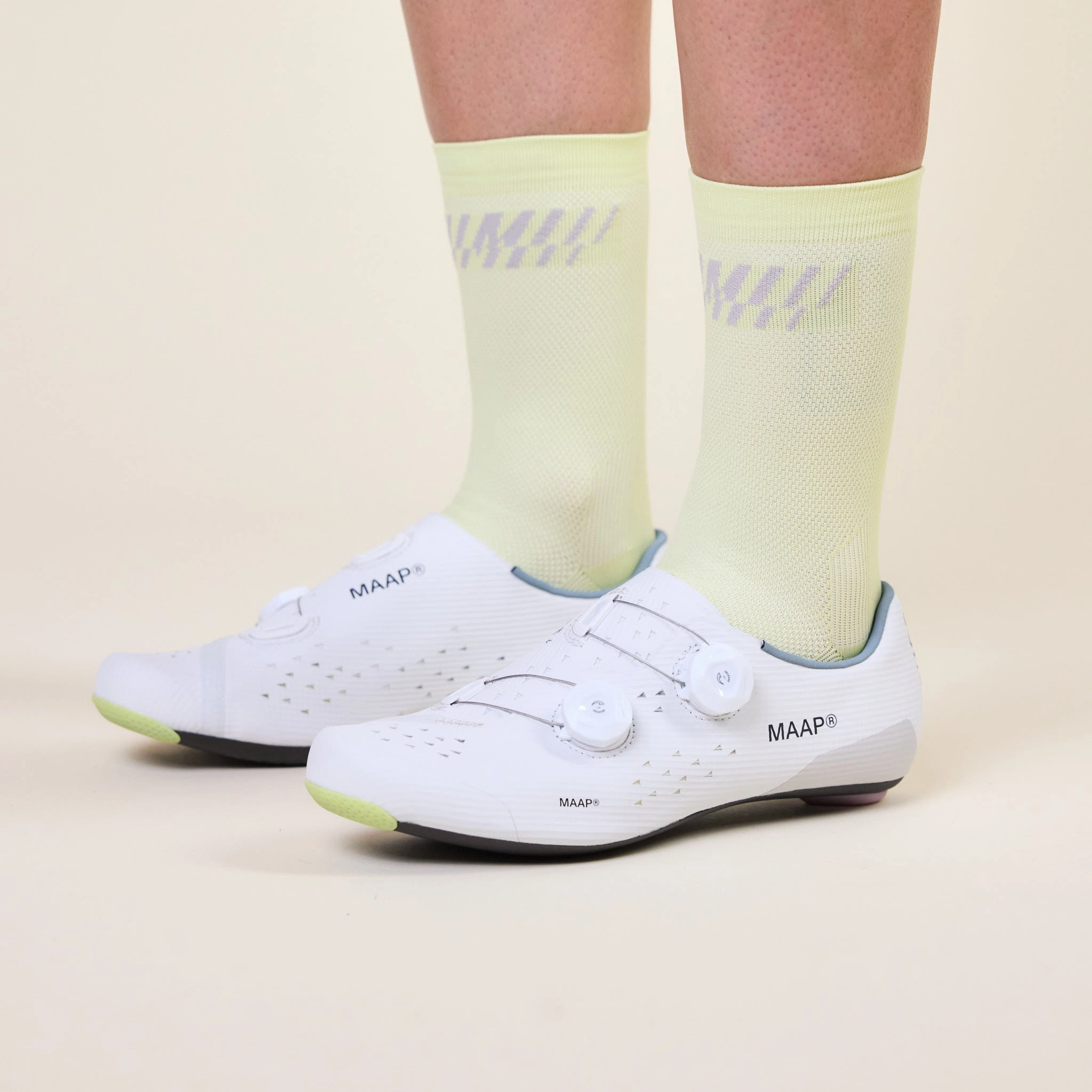 Move Light MAAP x QUOC - Quoc M3 Pro Cycling Shoes - White