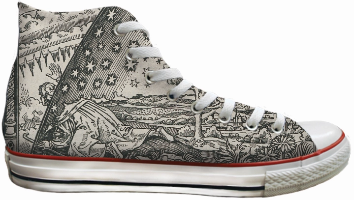 Shock Absorbing Peace Mood Baggins Original Hi Top Ends of the Earth