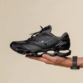 Dual Tone Mizuno - Wave Prophecy LS - Iron Gate / Black / Black Sand