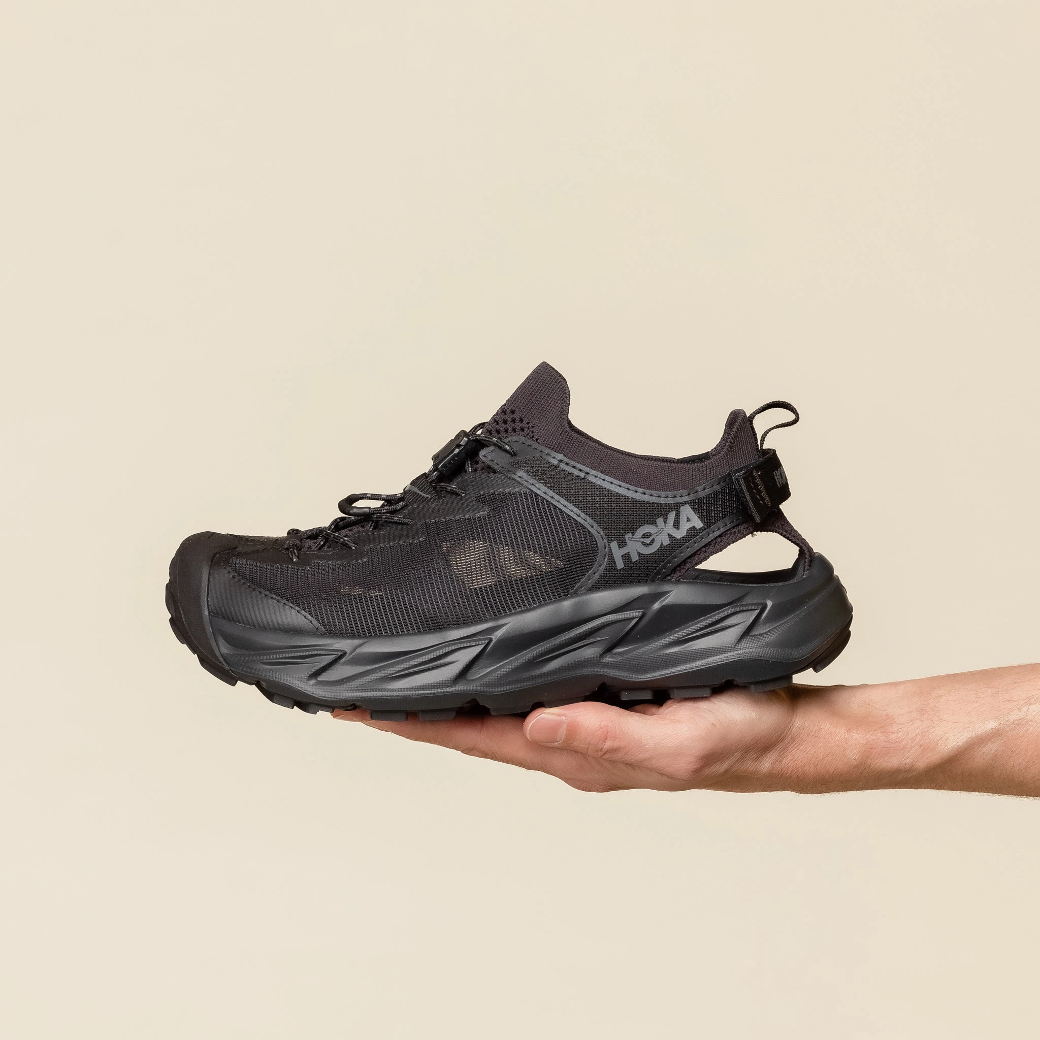 All-Terrain Trekking Outdoor Explorer Hoka - Hopara 2 - Black / Black