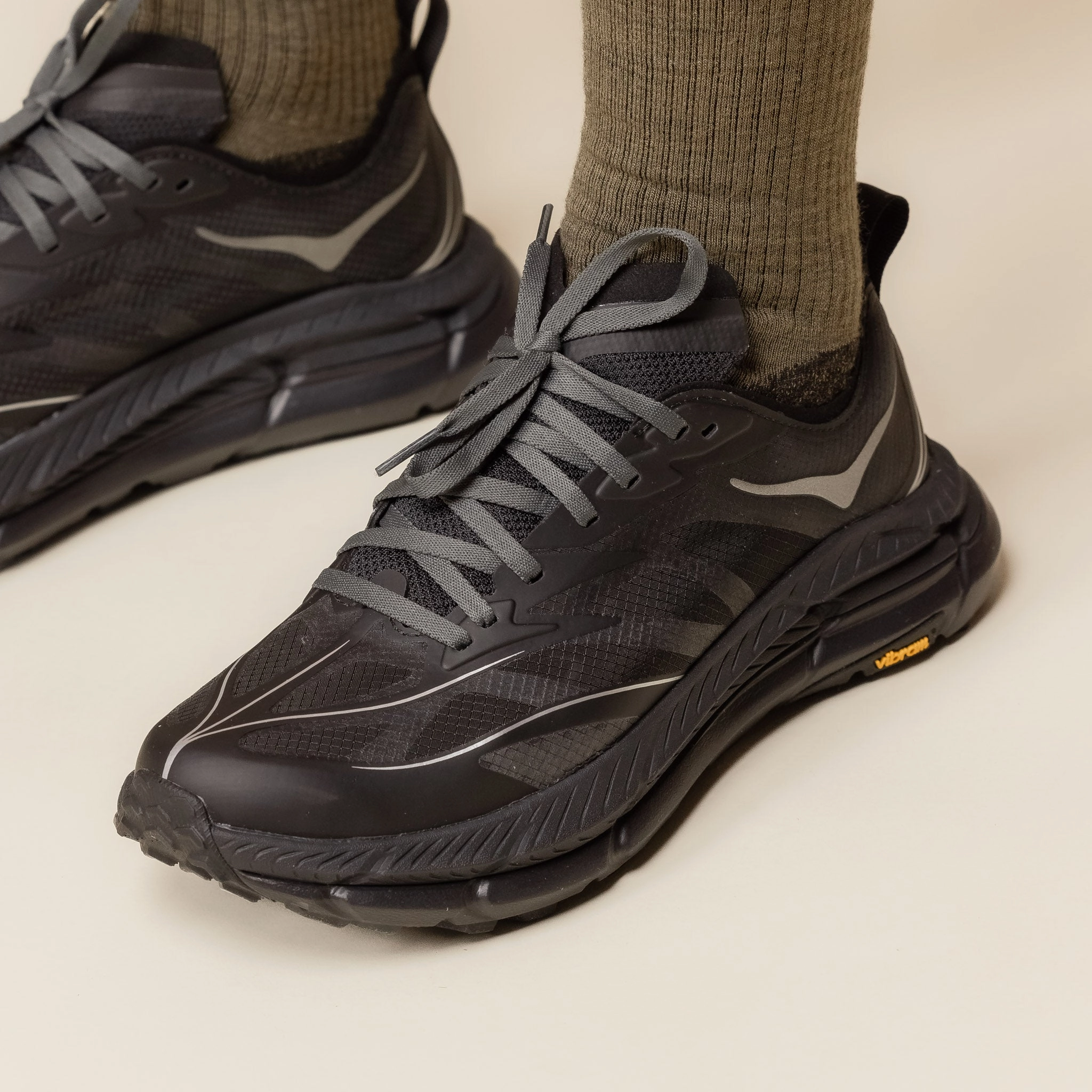 Hoka - Mafate Speed 4 Lite - Black / Outer Orbit Nordic Tone Skate Cool