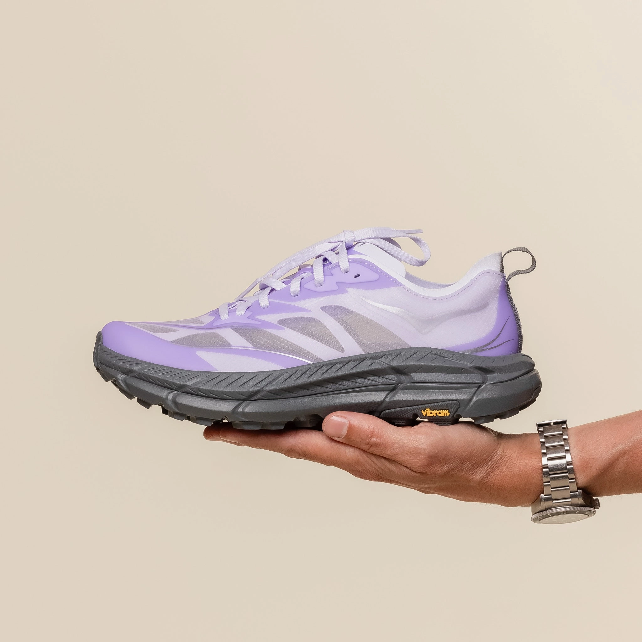 Active Day Durable Fabric Hoka - Mafate Speed 4 Lite - Starlight Glow / Aster Flower