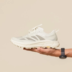 Hoka - Mafate Speed 4 Lite - Truffle Salt / Vintage Yellow luxury running option