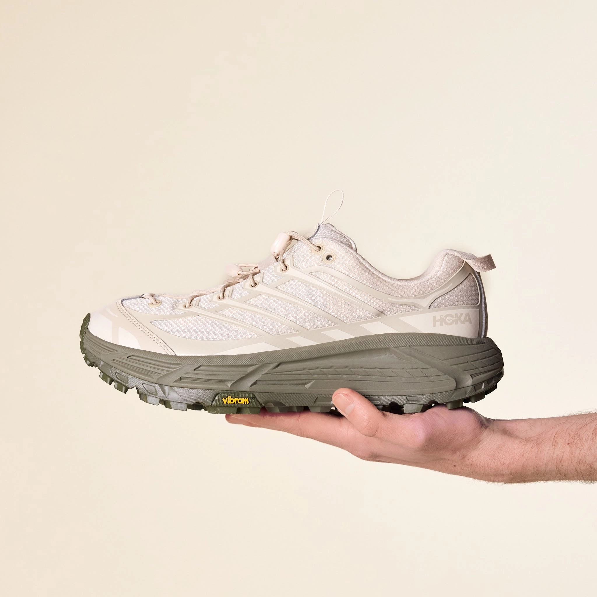 Hoka - Mafate Three2 - Oat Milk / Eucalyptus Heat Ready