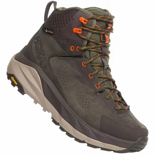 Hoka Men's Kaha Hiking Boots Stylish Protection Neutral palette