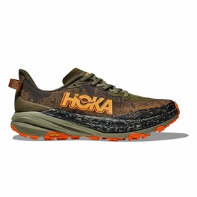 Comfort Runner HOKA Men's Speedgoat 6 Trail Shoe Antique Olive/Squash