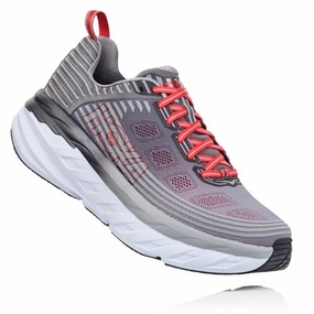 Gym Equipment Hoka One One Men's Bondi 6 Sneaker Alloy Steel Grey