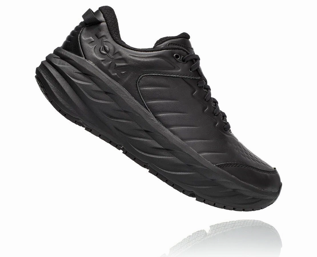 Hoka One One Men's Bondi SR Sneakers Black/Black Fresh materials Grip Control