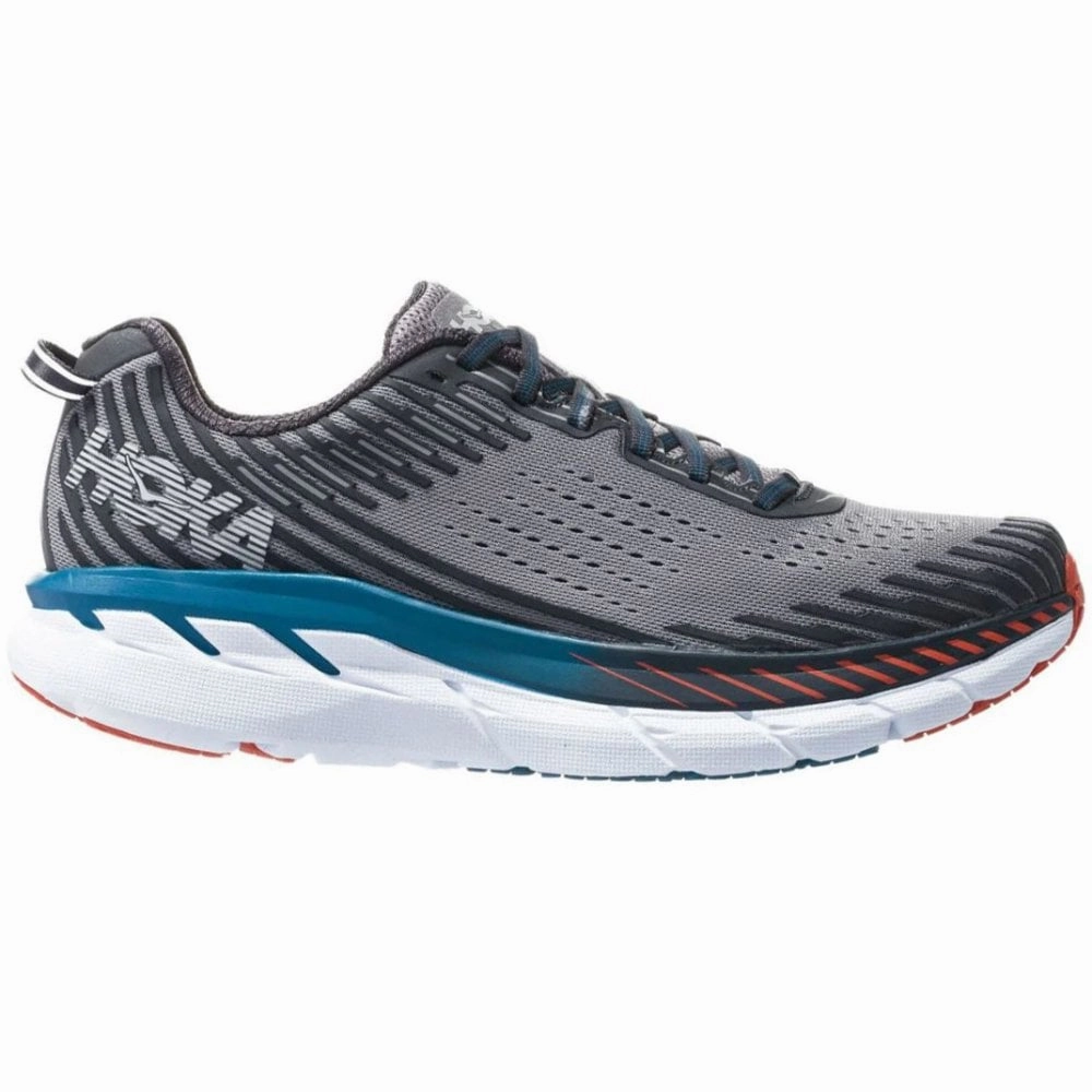 Sport Fit Fashion Movement Hoka One One Men's Clifton 5 Sneaker Frost Grey Ebony