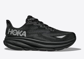Hoka One One Men's Clifton 9  GTX Sneaker Black/Black Comfortable ankle Fashion-forward flair