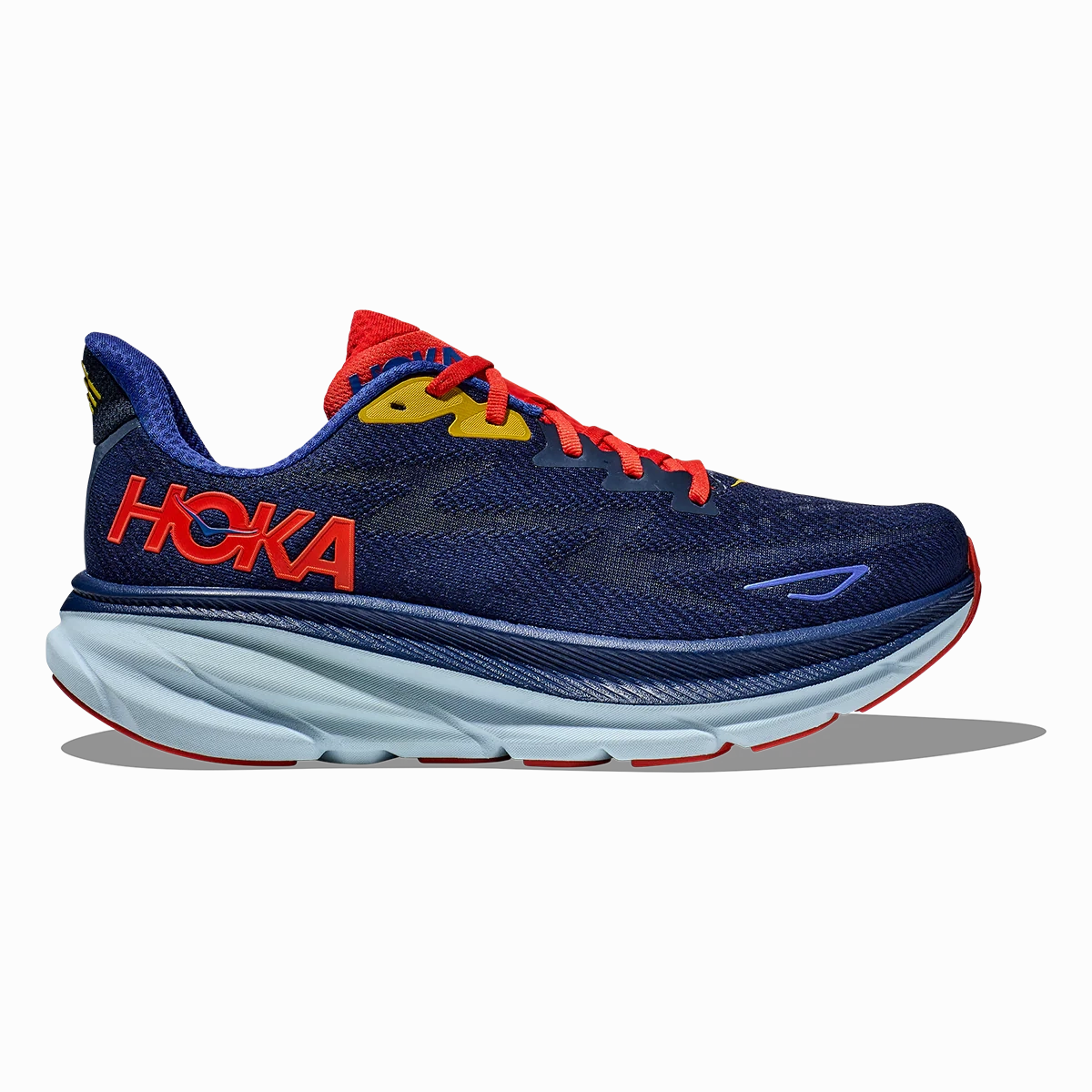 Weekend Hikes Hoka One One Men's Clifton 9 Sneaker Bellwether Blue/Blue