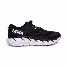 Hoka One One Men's Gaviota 4 Sneaker Black/White Quick Feel Lateral Stability
