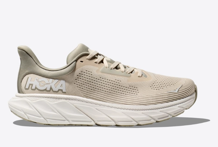 Multidirectional Flex Hoka One One Mens Arahi 7 Oat Milk / Barley