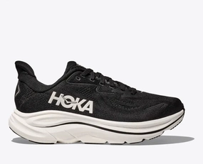 Lightweight Hoka One One Women's Clifton 10 Sneaker Black/White