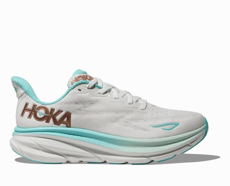 Boosted comfort Hoka One One Women's Clifton 9 Sneaker FROST/ROSE GOLD