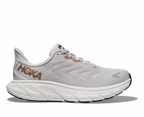 Durable Material Multi Density Sole Hoka One One Womens Arahi 6 Nimbus Cloud/Rose Gold - NCRG