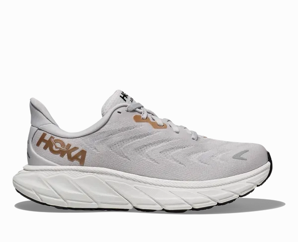 Durable Material Multi Density Sole Hoka One One Womens Arahi 6 Nimbus Cloud/Rose Gold - NCRG