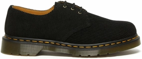 Dr Martens 1461 Black Duchess Corduroy Comfortable All Day Footwear Innovation