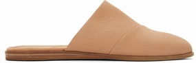 Breathable feature Jade Slip-On Flat - Honey Leather