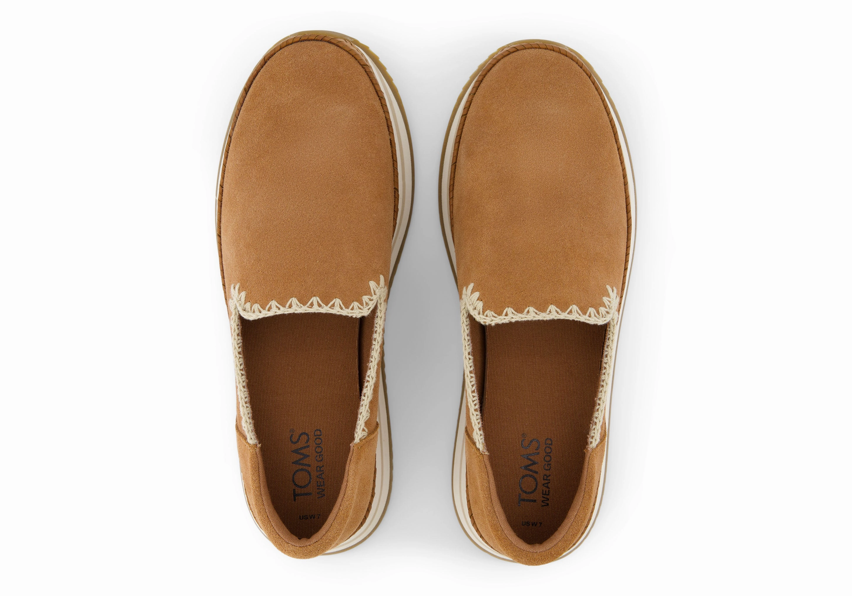 Comfort Focused Jocelyn Espadrille Sneaker - Brown Sugar Suede/Deco Stitch