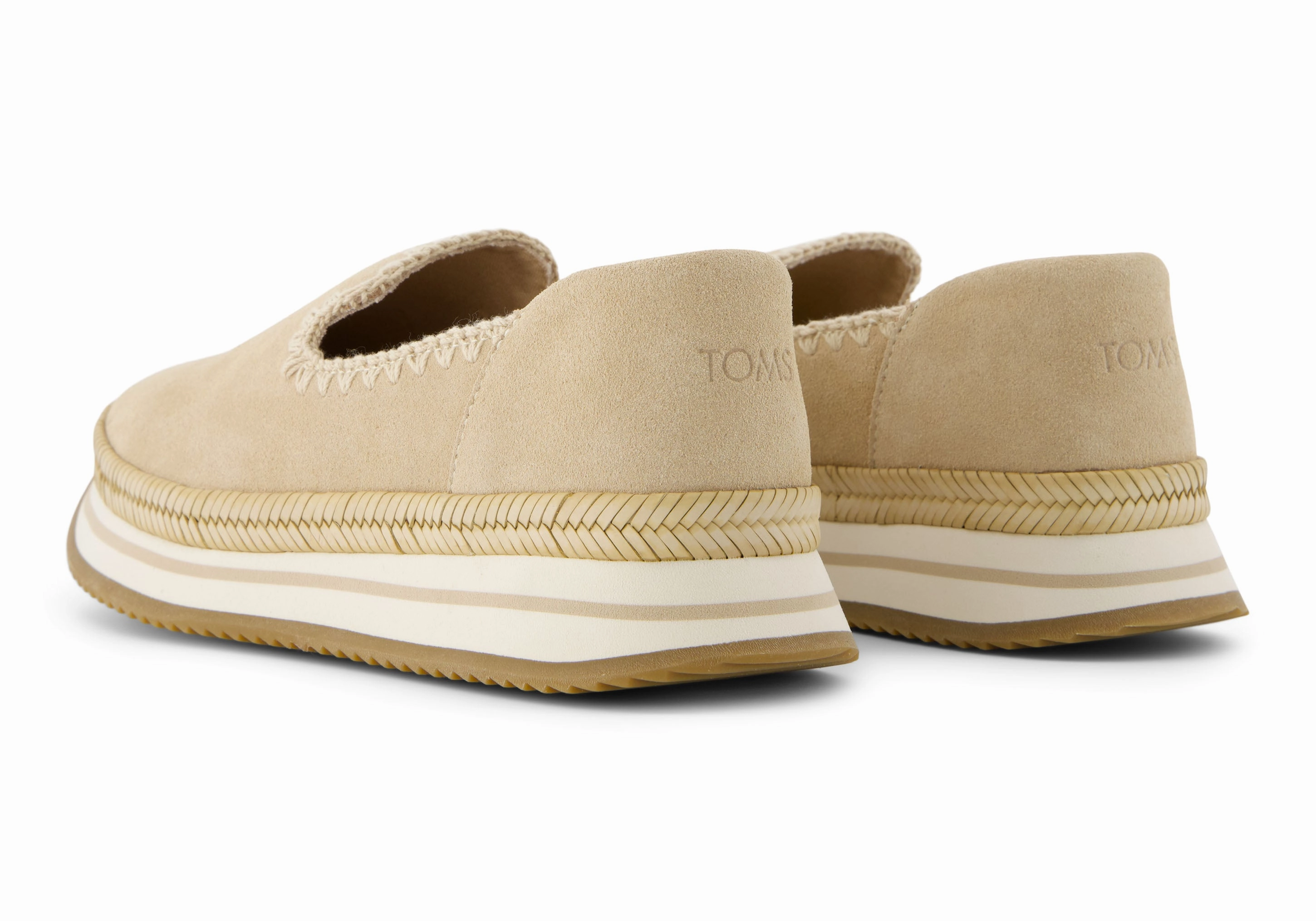 Jocelyn Espadrille Sneaker - Oatmeal Suede/Deco Stitch Relax Mode