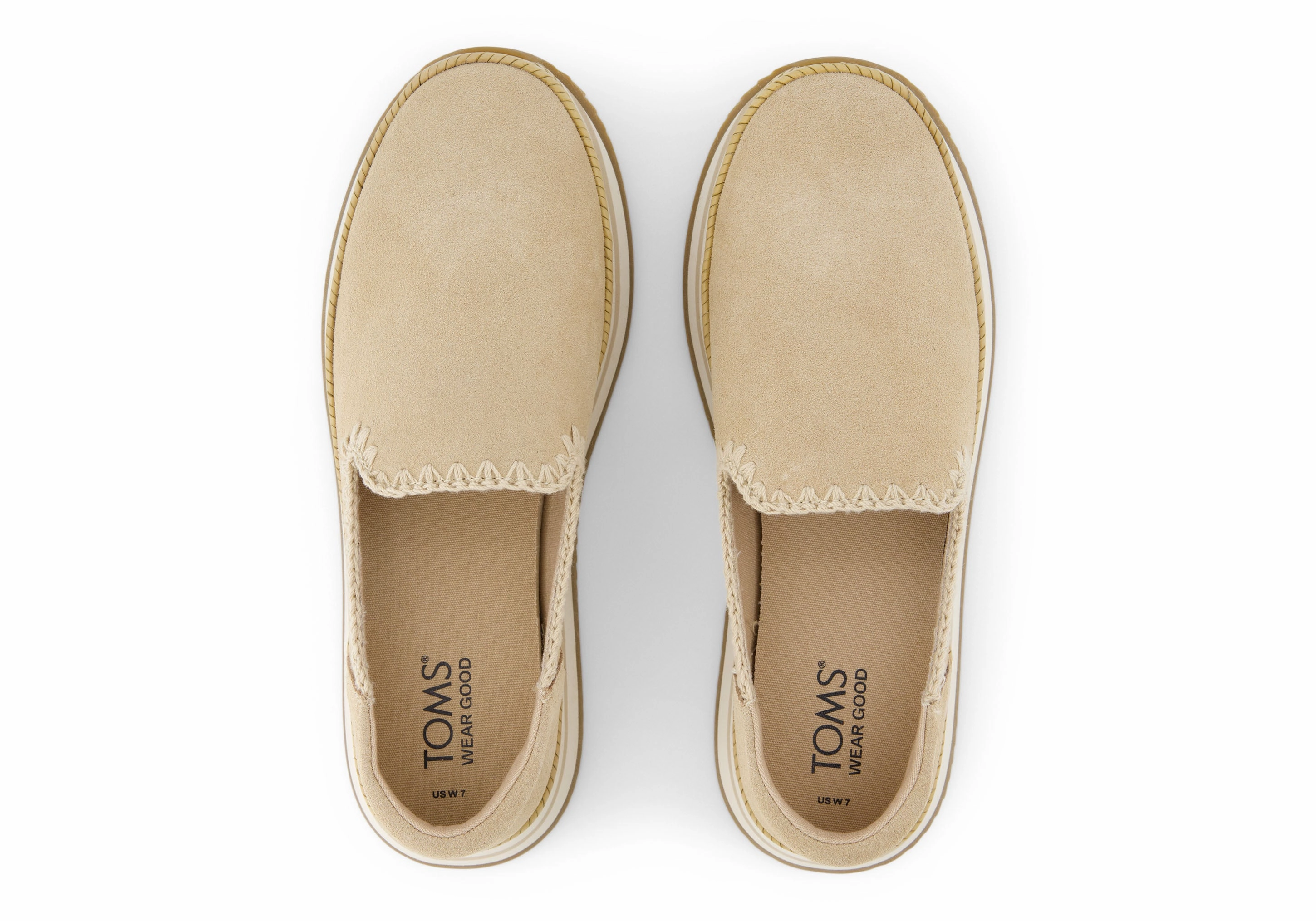 Jocelyn Espadrille Sneaker - Oatmeal Suede/Deco Stitch Simple Step Walk