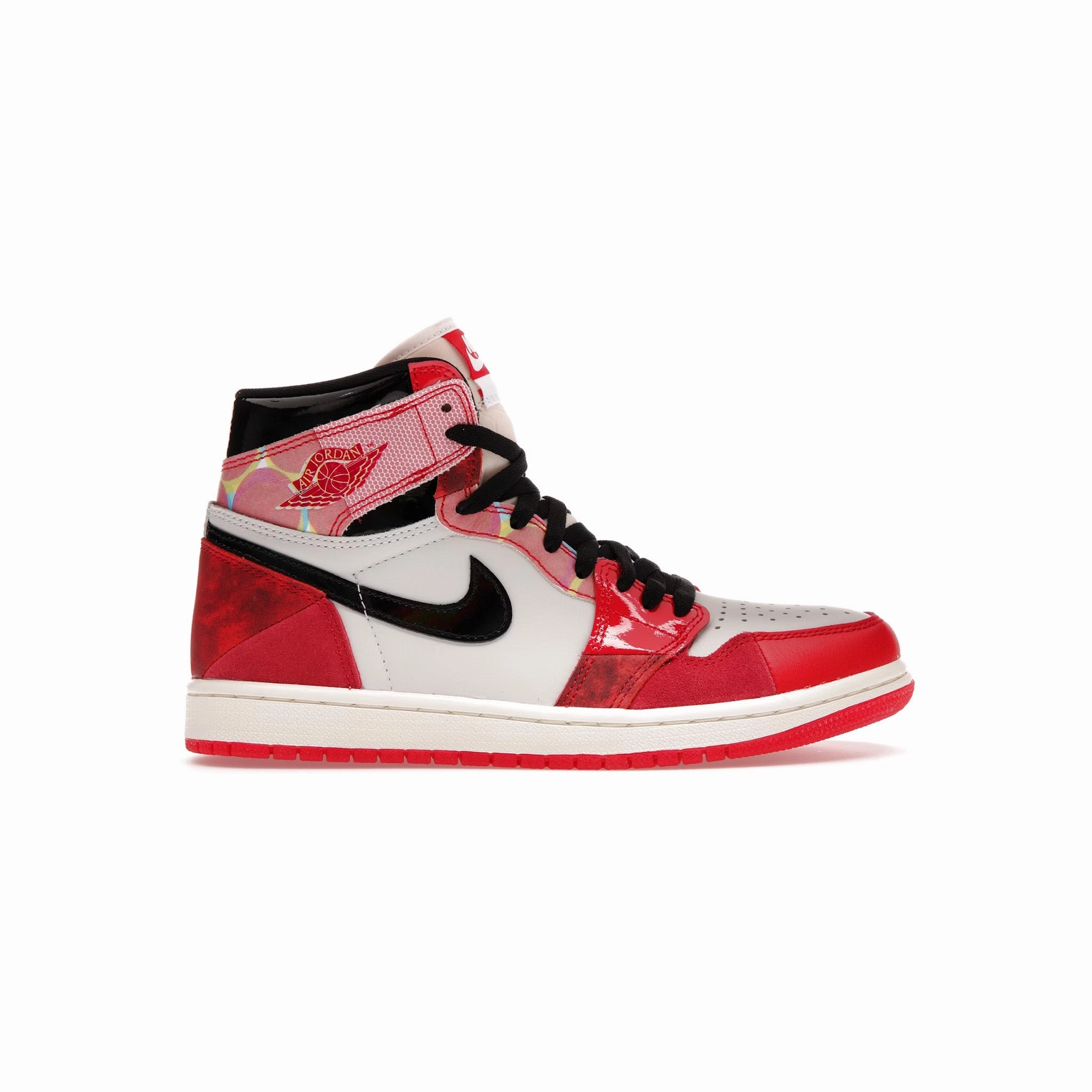 Body Align Joy Step Jordan 1 Retro High OG Spider-Man Across the Spider-Verse