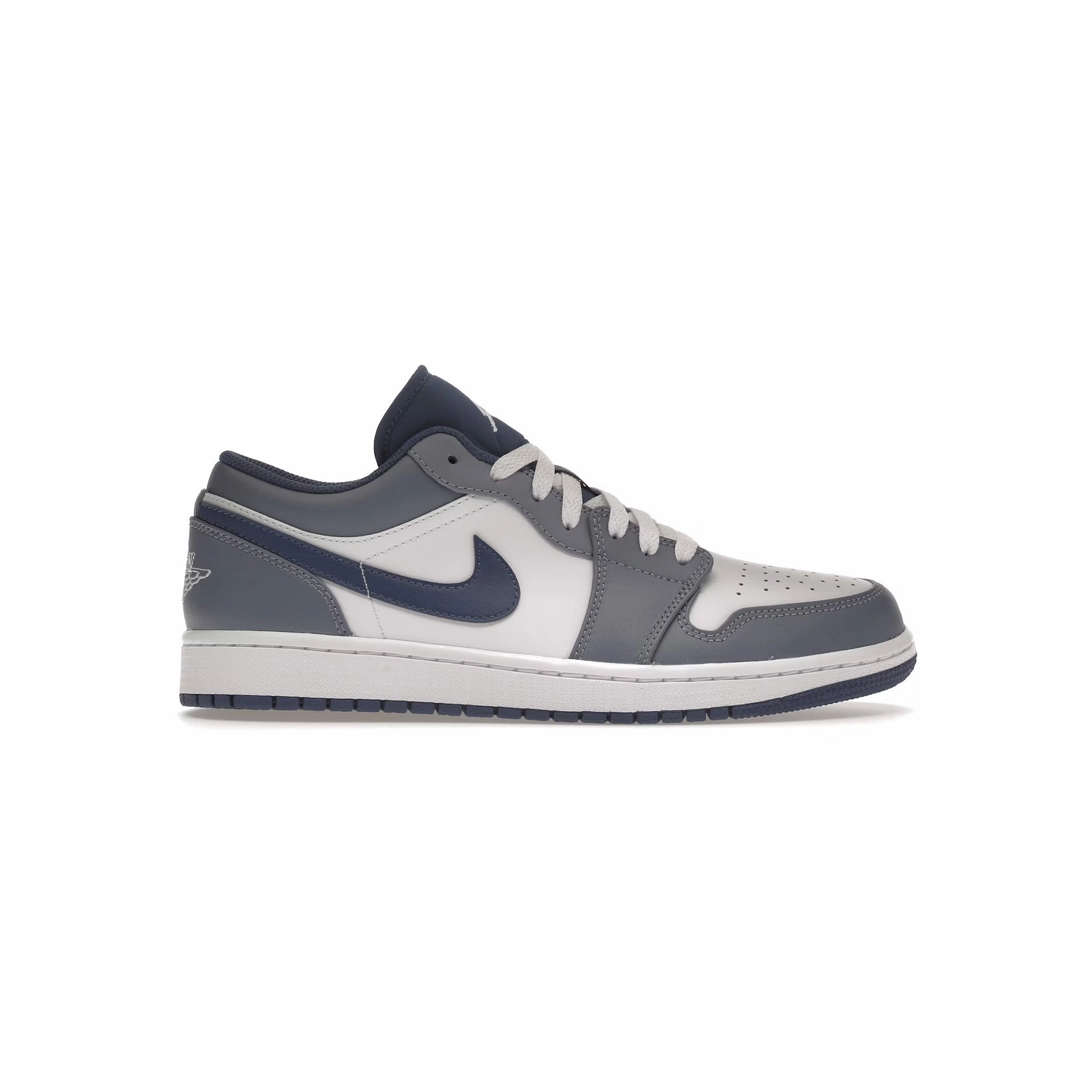 Lace Tie Jordan 1 Low Ashen Slate