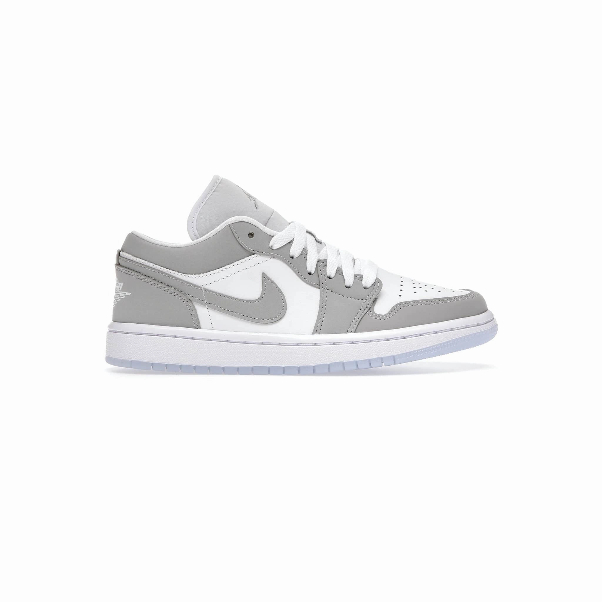 Jordan 1 Low Wolf Grey (W) Flexible Groove Tech Lightweight Frame Structure