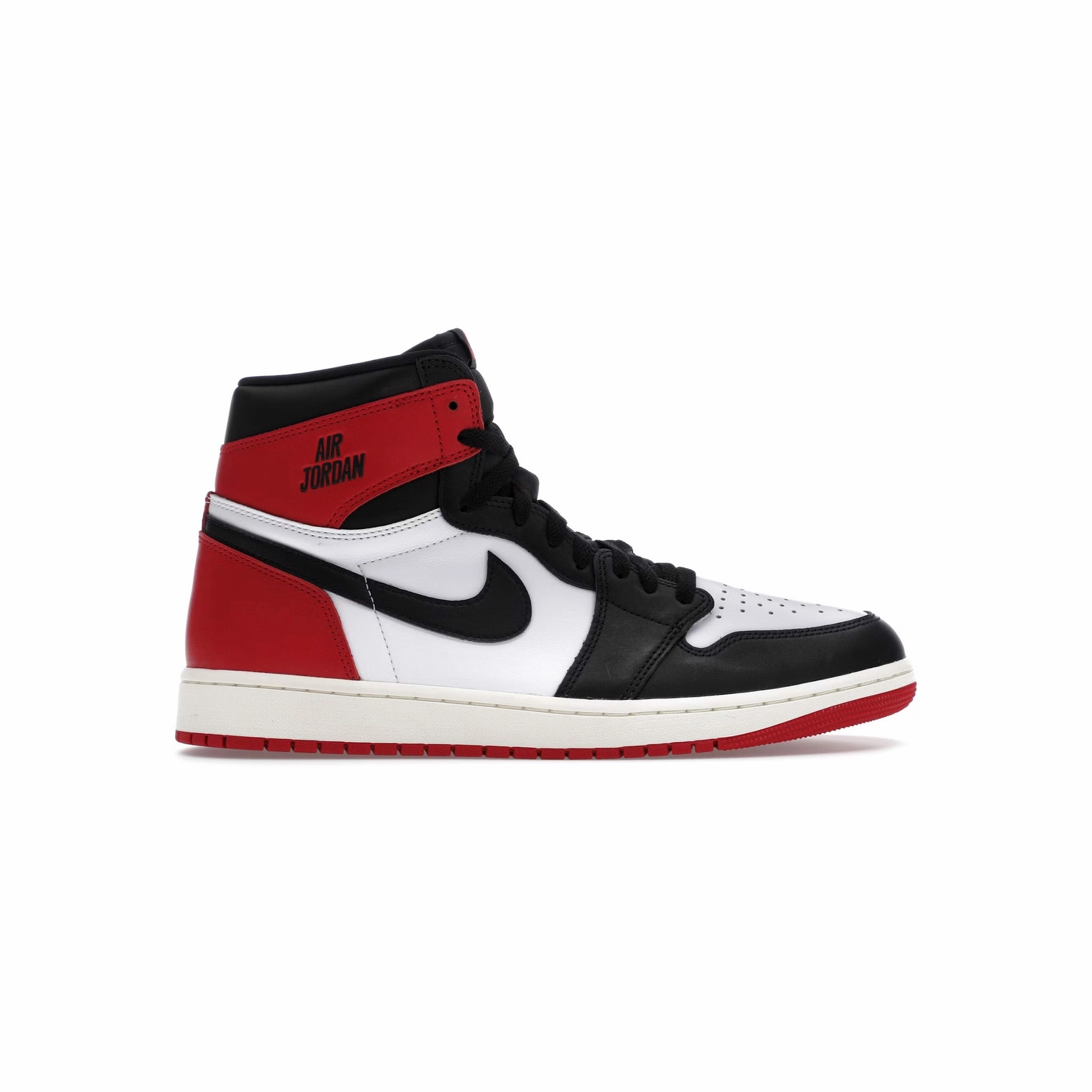 Shine Tone Business Mode Jordan 1 Retro High OG Black Toe Reimagined