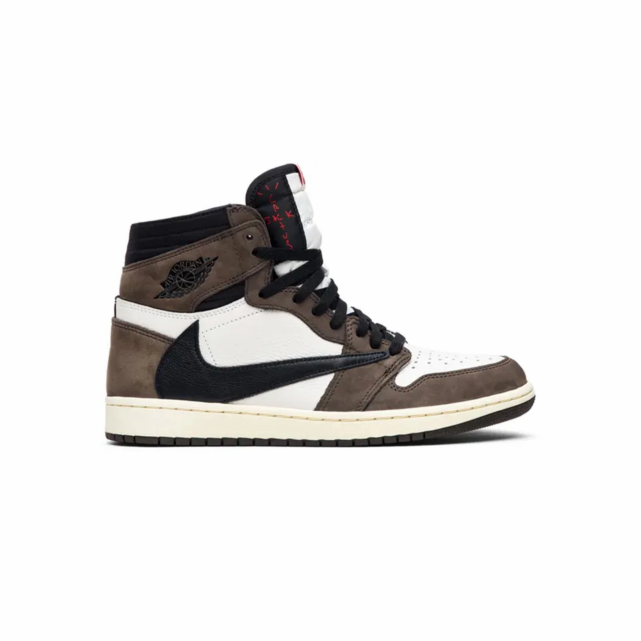 Pack Safe Durable Material Jordan 1 Retro High OG SP Travis Scott Mocha