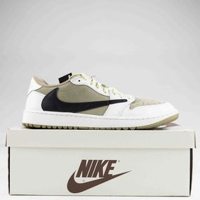 Smooth ride Action Fast Jordan 1 Retro Low Golf Travis Scott Neutral Olive - Used - 2906