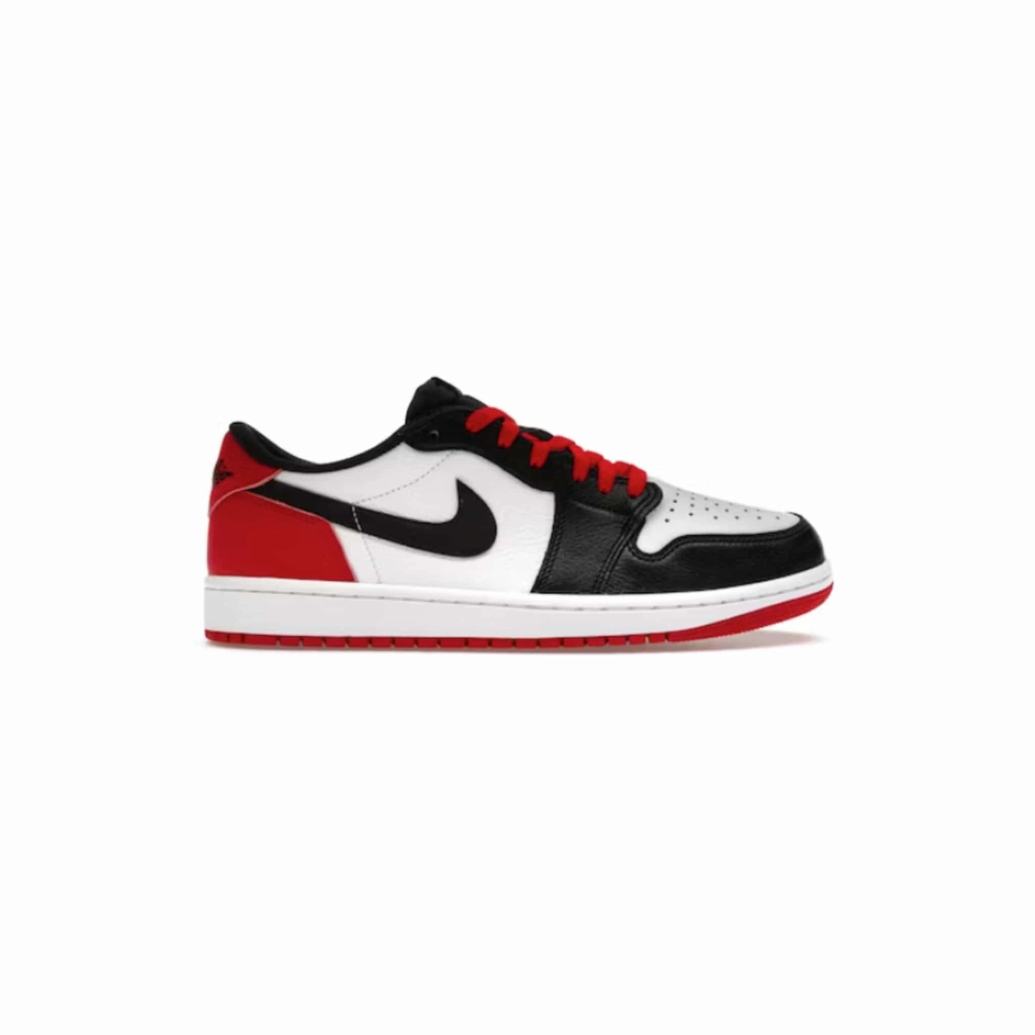 Jordan 1 Retro Low OG Black Toe Foam Cushioning Soft Cushioning