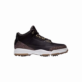 Thermal Regulating Interior ZipUp Jordan 3 Retro Golf Brown